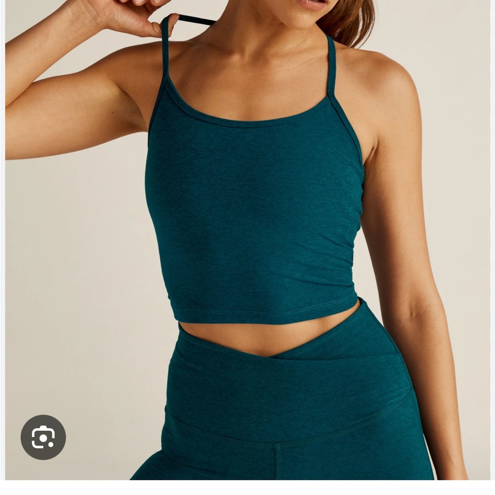 Spacedye Slim Racerback Cropped Tank